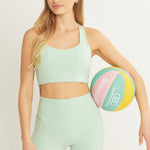 Love Tree High Waist Seam Detail Active Shorts - All Mine Now Clothing