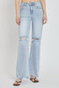 RISEN Full Size High Rise Distressed Wide Leg Jeans - All Mine Now Clothing