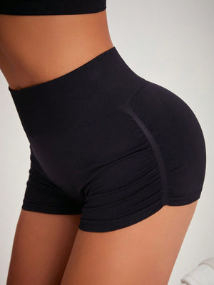 High Waist Active Shorts - All Mine Now Clothing