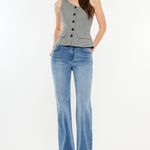 Kancan Ultra High Rise Cat's Whiskers Jeans Trendsi