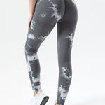 Tie-Dye High Waist Active Leggings - All Mine Now Clothing