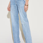 Judy Blue Full Size V Front Waistband Straight Jeans - All Mine Now Clothing