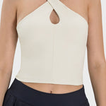 Millennia Crisscross Grecian Neck Active Cami - All Mine Now Clothing