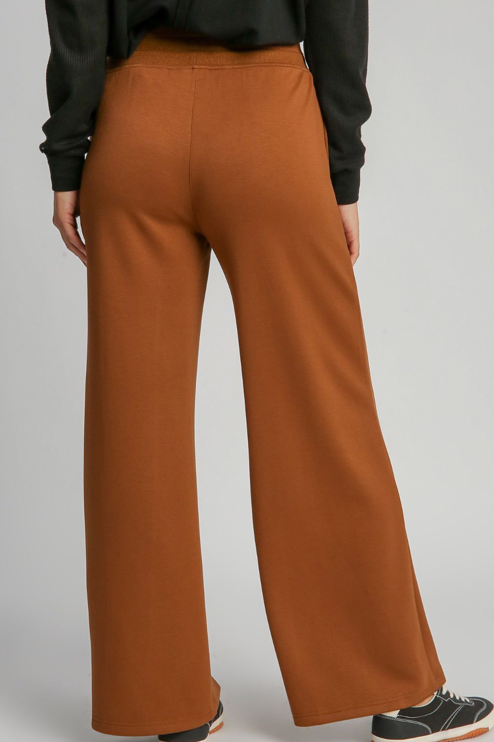 Umgee Drawstring Wide Leg Pants with Pockets - All Mine Now Clothing