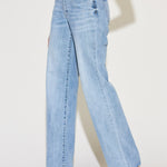 Judy Blue Full Size V Front Waistband Straight Jeans - All Mine Now Clothing