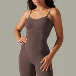 Spaghetti Strap Active Romper - All Mine Now Clothing