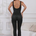 Scoop Neck Wide Strap Active Jumpsuit - All Mine Now Clothing