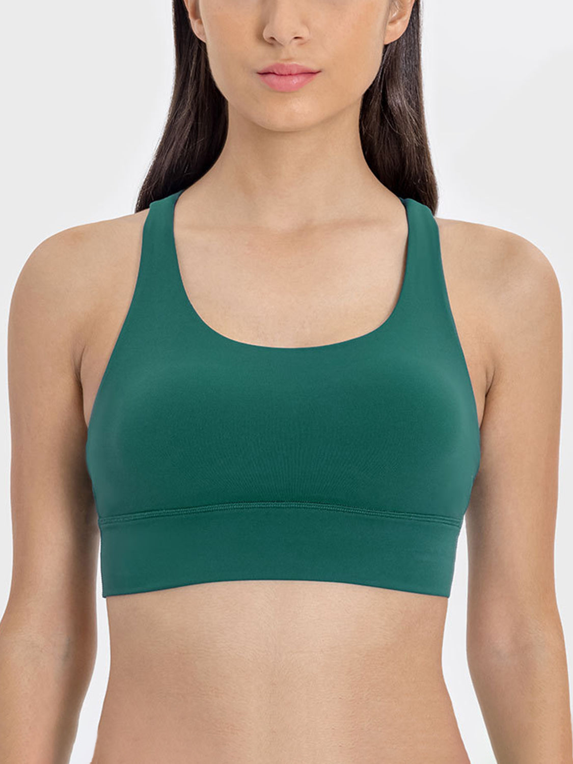 Millennia Crisscross Scoop Neck Active Tank - All Mine Now Clothing