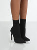 Mesh Point Toe Stiletto Boots - All Mine Now Clothing