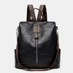 PU Leather Large Backpack Bag - All Mine Now Clothing