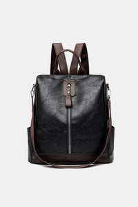 PU Leather Large Backpack Bag - All Mine Now Clothing