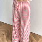 Tied Striped Wide Leg Pants - All Mine Now Clothing