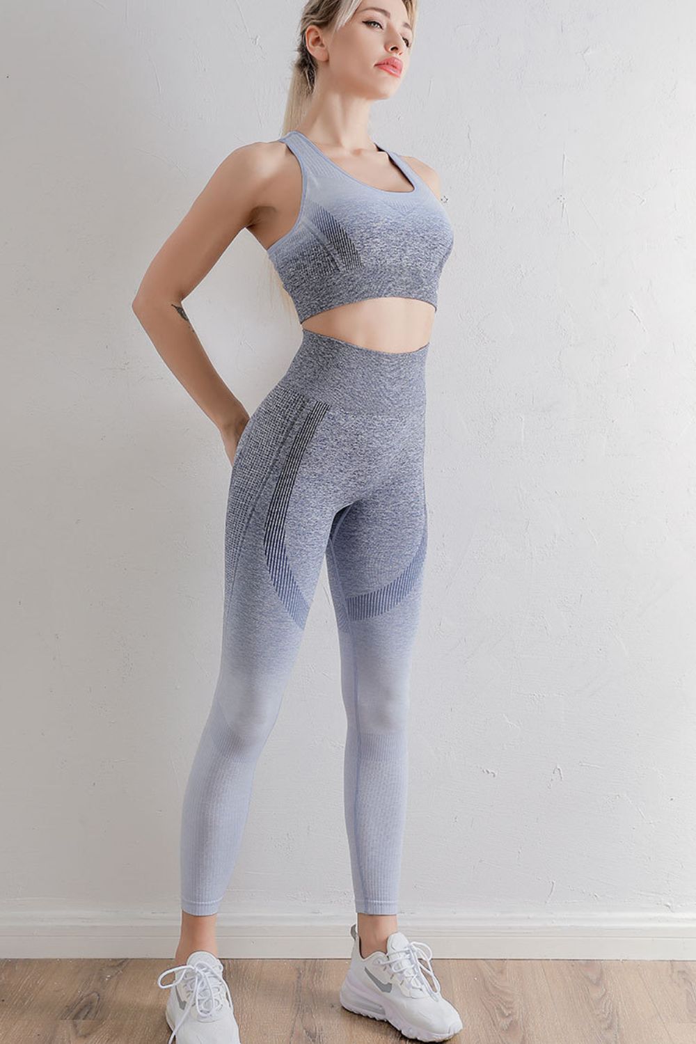 Gradient Sports Bra and Leggings Set - All Mine Now Clothing