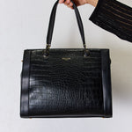 David Jones Texture PU Leather Handbag - All Mine Now Clothing