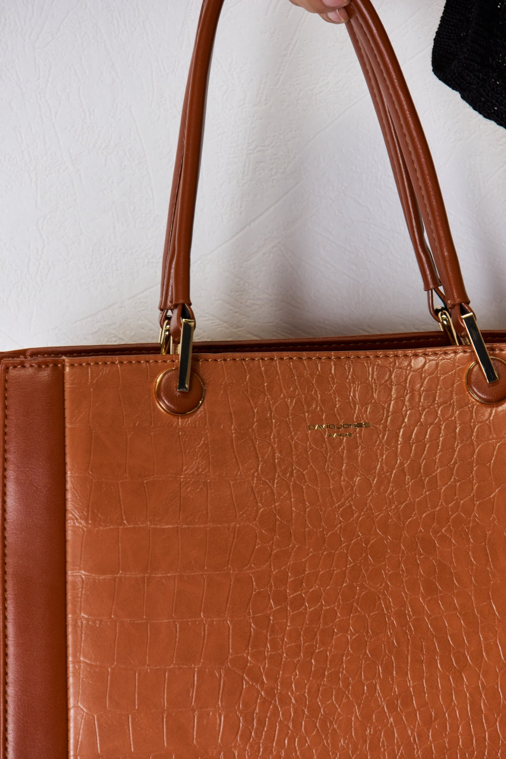 David Jones Texture PU Leather Handbag - All Mine Now Clothing