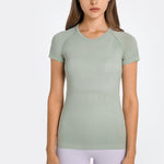 Millennia Round Neck Short Sleeve Active T-Shirt - All Mine Now Clothing