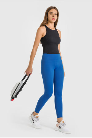 Millennia High Waist Ankle-Length Yoga Leggings - All Mine Now Clothing