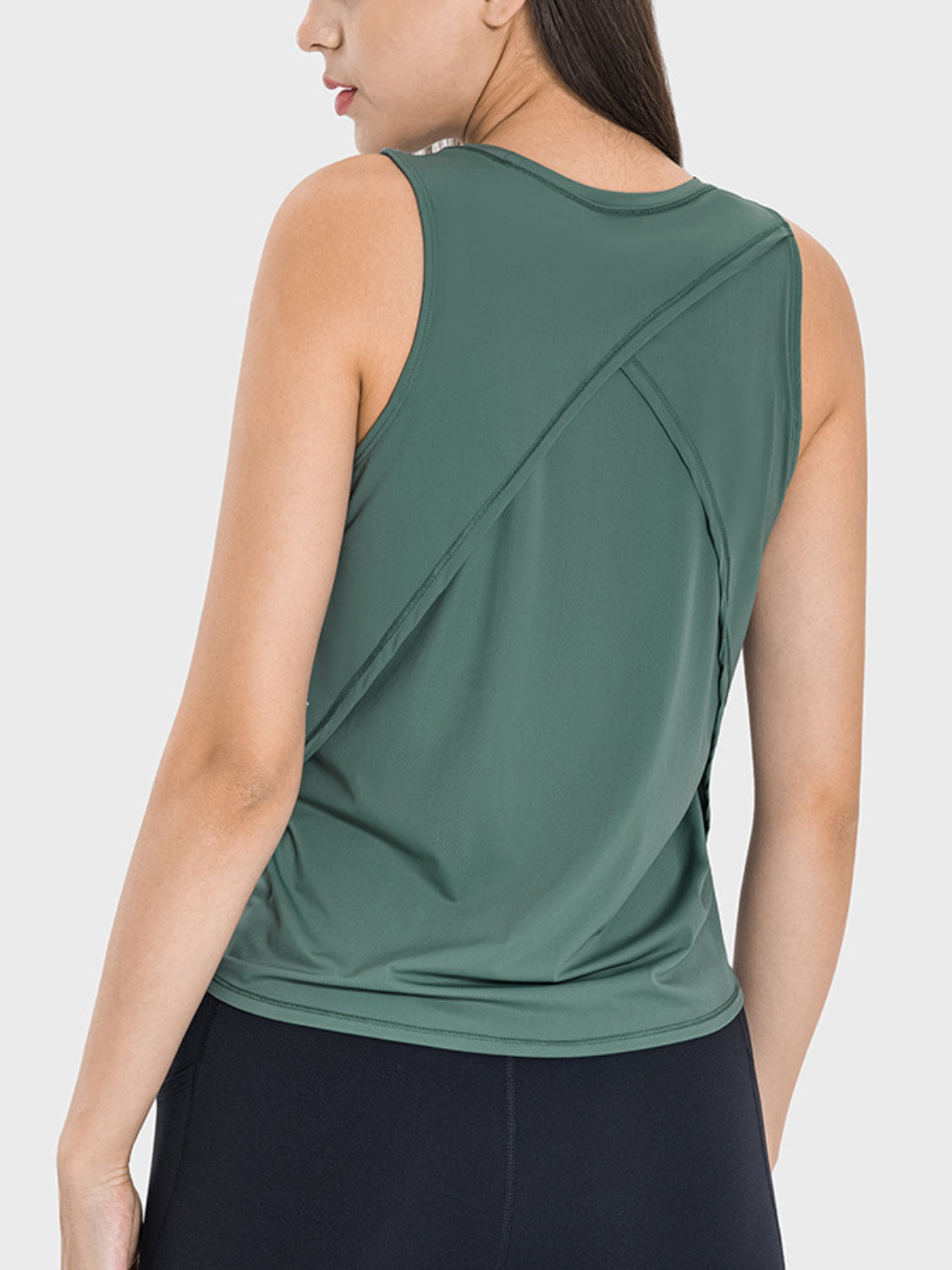 Millennia Round Neck Active Tank - All Mine Now Clothing