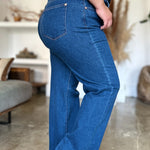 Judy Blue Full Size High Rise Straight Jeans - All Mine Now Clothing