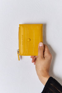 David Jones Texture PU Leather Mini Wallet - All Mine Now Clothing