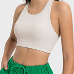 Millennia Cutout Round Neck Active Tank - All Mine Now Clothing