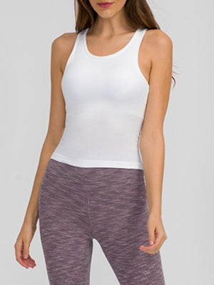 Millennia Round Neck Racerback Active Tank - All Mine Now Clothing