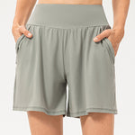 Pocketed Elastic Waist Active Shorts - All Mine Now Clothing