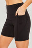 Love Tree High Waist Seam Detail Active Shorts - All Mine Now Clothing