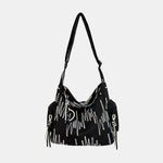 Contrast Texture Shoulder Bag - All Mine Now Clothing