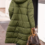 Full Size Zip Up Sherpa Hooded Coat Trendsi