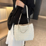 Cloud Puffy Polyester Tote Bag - All Mine Now Clothing