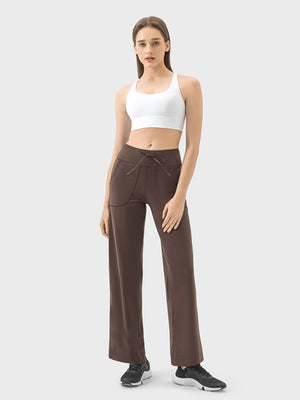 Millennia Drawstring Active Pants with Pockets - All Mine Now Clothing