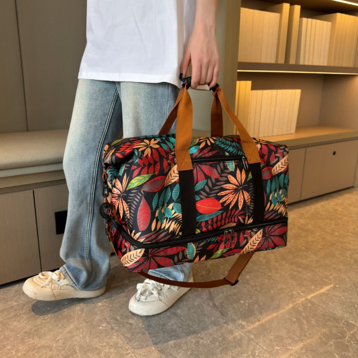 Canvas Printed Travel Bag - All Mine Now Clothing