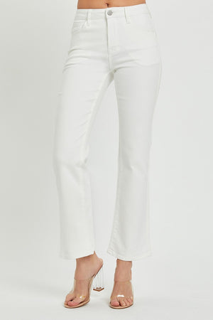 RISEN Full Size Mid Rise Jeans with Pockets - All Mine Now Clothing