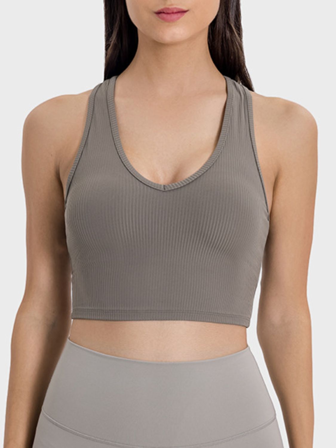 Millennia Scoop Neck Wide Strap Active Tank - All Mine Now Clothing