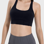 Millennia Square Neck Wide Strap Active Tank - All Mine Now Clothing