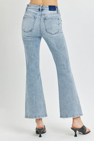 RISEN Full Size High Rise Ankle Flare Jeans - All Mine Now Clothing