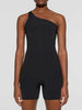 Single Shoulder Active Romper - All Mine Now Clothing