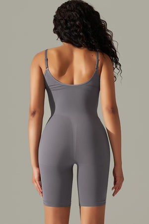 Spaghetti Strap Active Romper - All Mine Now Clothing