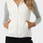 Zip Up Turtleneck Vest with Pockets - All Mine Now Clothing