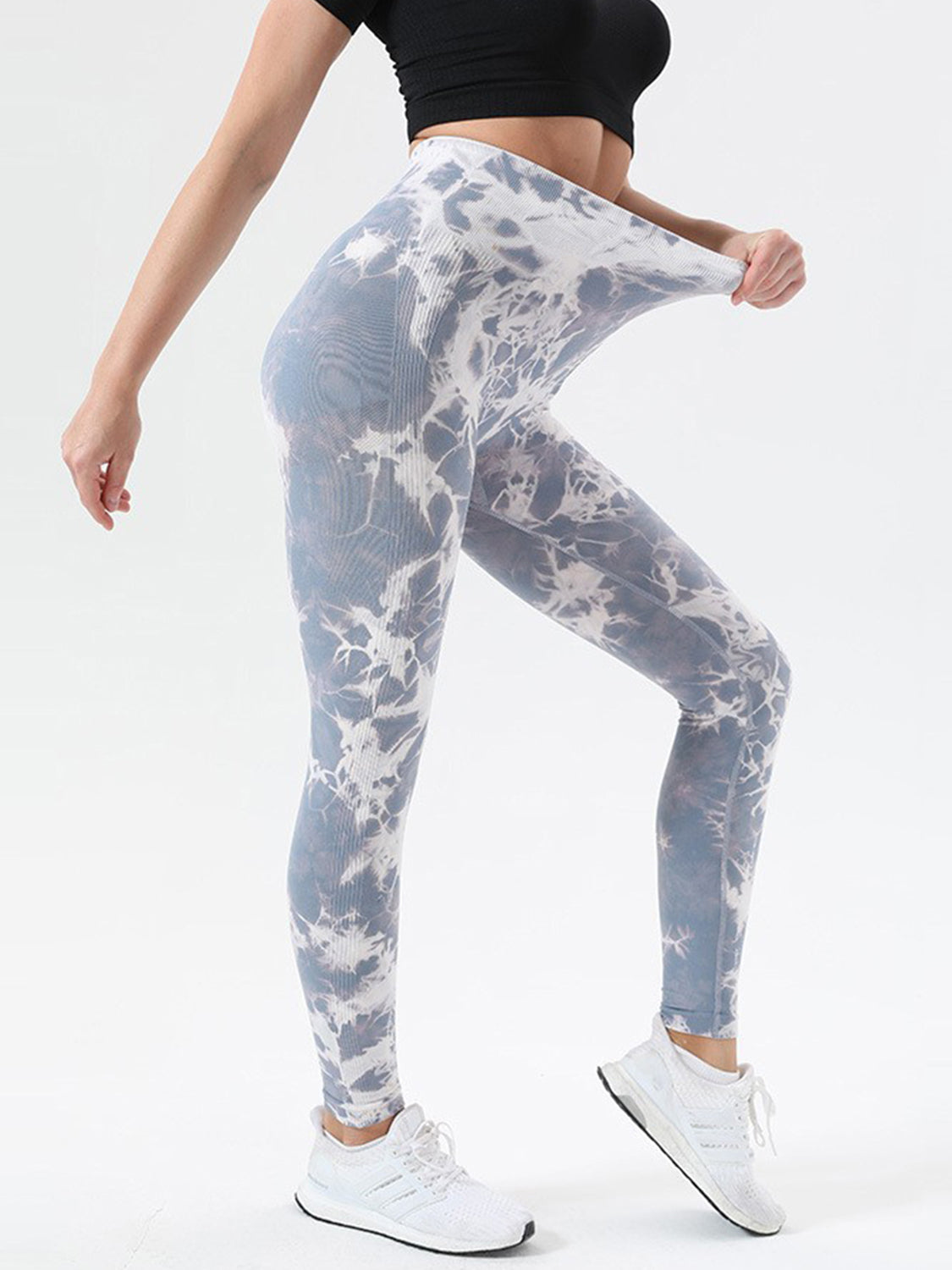 Tie-Dye High Waist Active Leggings - All Mine Now Clothing