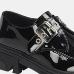 Forever Link Buckled Platform Lug Sole Loafers - All Mine Now Clothing