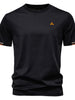 Men's Embroidered Round Neck T-Shirt