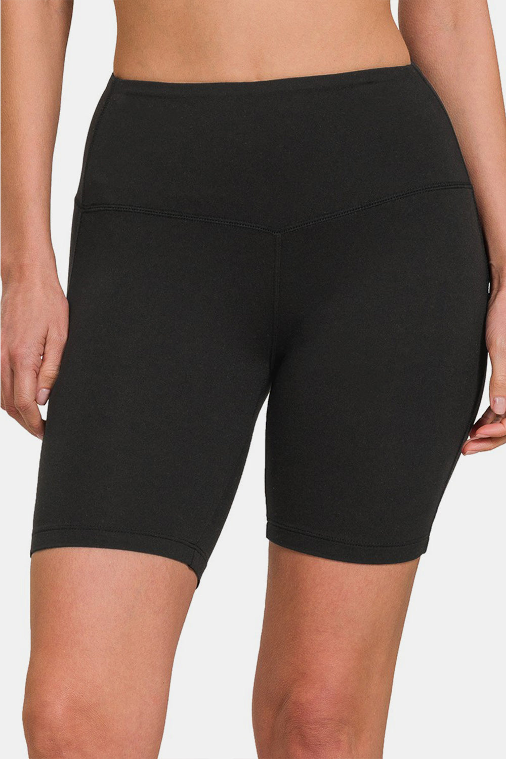 Zenana High Waist Active Shorts - All Mine Now Clothing