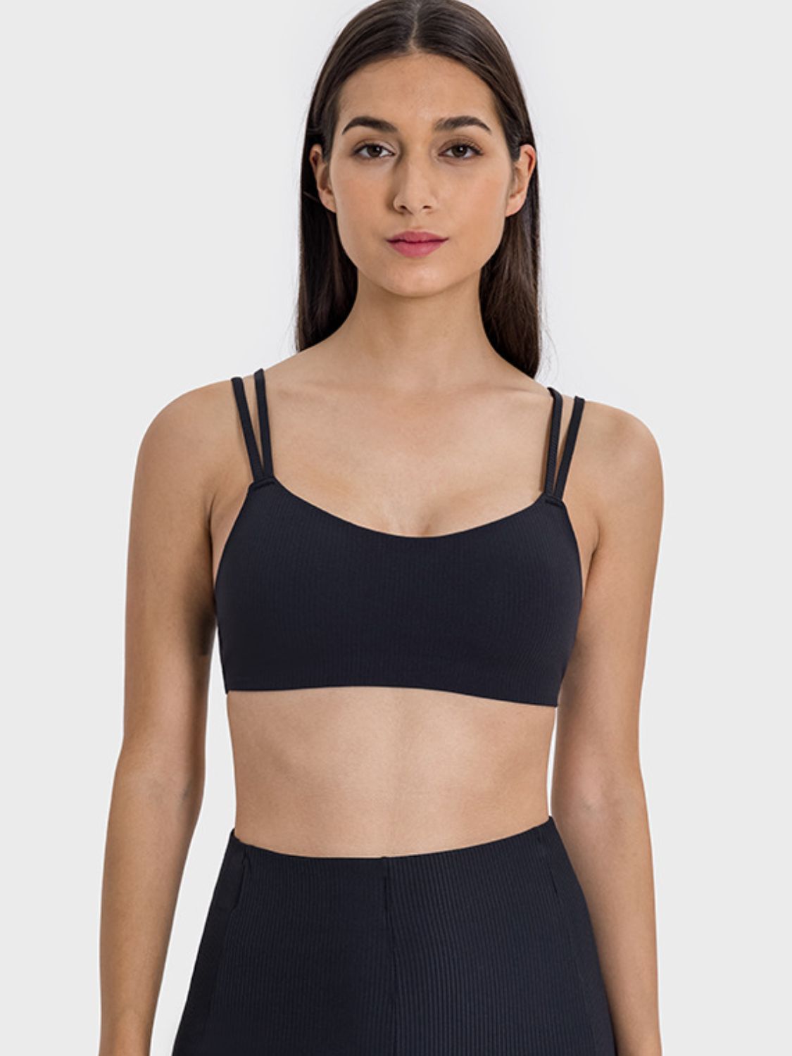 Millennia Scoop Neck Double Strap Active Cami - All Mine Now Clothing