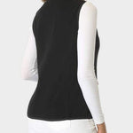 Zip Up Turtleneck Vest with Pockets - All Mine Now Clothing