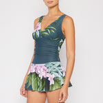 Marina West Swim Full Size Clear Waters Swim Dress in Aloha Forest - All Mine Now Clothing