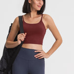 Millennia Feel Like Skin Scoop Neck Sports Cami - All Mine Now Clothing