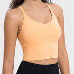 Millennia Crisscross Round Neck Active Tank - All Mine Now Clothing