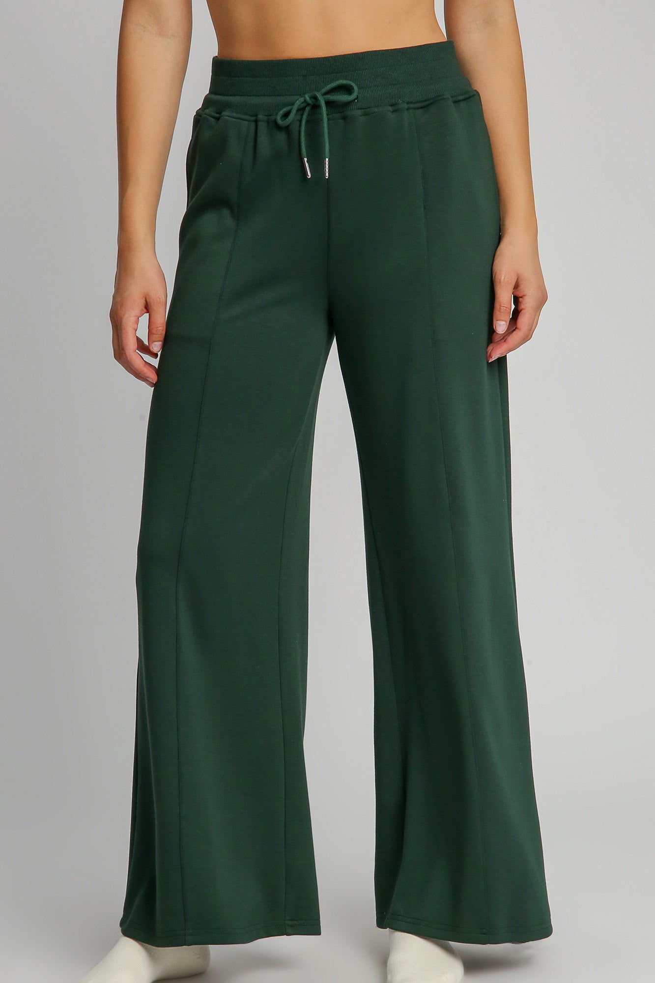 Umgee Full Size Drawstring Wide Leg Pants with Pockets - All Mine Now Clothing